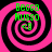 Four identical pink and black spiral patterns with green text reading 'Begga Musso 29' arranged in a
