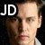 Pixelated collage of two celebrity faces with text overlays and graphic elements on a white background.