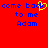 Red background with blue pixelated text reading 'come back to me Adam' and a yellow heart symbol replacing the letter 'o' in 'back'.