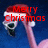 Pixelated icon shows a red Santa hat with white trim over a blue background, overlaid by large red text reading 'Merry Christmas' in blocky font.