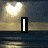 A static image with four quadrants showing a moonlit sea, an eagle in flight over mountains, and text elements including 'I', 'LOVE', and 'AIDAN' overlaid on a red heart.