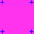 A static image with a bright pink background featuring scattered blue plus signs and faint repeated text reading 'ettes have ettes have' in light purple.