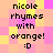 Pixelated text on a checkered background with alternating pink and yellow squares.