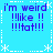 A static blue background with repeated purple text and white decorative elements arranged in a pattern