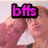 Two people in white shirts with pink hair, one with a pink 'bffs' text overlay on the left side.
