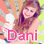 six pixelated images with text overlays showing people and phrases like "Dani," "Lauren," and "My Bffs."