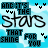 A static image with a light blue cloud-patterned background featuring repeated text elements in black and dark blue.