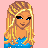 Pixel art contact sheet showing a female character's body parts and text on pink background with red lettering.