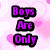 Pixelated text in purple with black outlines on a pink background featuring faint heart shapes.