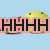 A pixelated animation shows a yellow tennis ball and red strawberry with green leaves interacting against a light blue background.