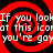 Red and black spiral pattern with repeated white text reading "If you look at this icon you're gay" overlaid in four quadrants.