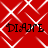 Red background with white diamond lattice pattern and four black 'DIAIRE' text instances in pixelated font.