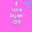 Pixelated text and symbols on a pink background with a cyan heart symbol above the left text block.