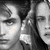 Animated sequence showing multiple celebrity pairs in various poses with text elements appearing in the final frame.