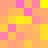 square pixels in warm tones including pink, orange, and yellow arranged without discernible pattern