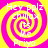 A static image with a yellow and pink spiral background displaying white text reading "Hey pplz chillax its Me Priyo" in four identical quadrants.