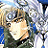 A 48x48 pixel animated buddy icon featuring a stylized anime character with light brown hair and blue eyes on the left, paired with text reading "Anime IM" in white pixelated font on a black background to the right.