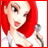 Animated contact sheet of a 48x48 pixel buddy icon featuring a cartoon character with red hair and microphone, alternating between static frame and repeating "duty calls" text animation on red background.