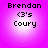 Four identical pixelated icons display text on a gradient purple background with central brightness variation.