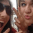 Pixelated image of two people on left with cyan background and pixelated text reading "i'm in love with..." above "lyndsay golden cause she gets me".