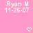 Pixelated text and heart symbols on a pink background with white text and heart outlines.