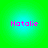 Four identical pixelated text displays of 'Natalie' in bright pink on a green-to-cyan gradient background.