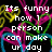 Pixelated text on a black background with colorful heart outlines in pink, yellow, green, and blue.
