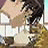 A 48x48 pixel animated buddy icon featuring a close-up of an anime-style character with brown hair and light skin, paired with text reading "Anime IM" on the right side against a black background.