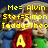 Pixelated cartoon characters with yellow text labels above them, featuring a red-shirted character with 'A' symbol and blue/green-shirted companions against dark background.