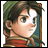 Pixelated character portrait with green headwear and red clothing, next to black background with white text reading 'Anime IM' and 'com'