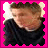 Pixelated image of a person with brown hair and black clothing on the left, next to two pink heart-shaped text boxes reading "Chad-Ur Fionceee-" and "Is Just A Phase!".