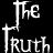 Animated text sequence on black background with white gothic-style lettering displaying 'The Truth Will Set You Free' in varying opacity and alignment.