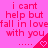 Pink background with repeated text and heart symbols in a pattern