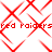 Red geometric patterns and repeated text 'red raiders' on a white background with pixelated motion blur effects.