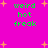 A bright pink background with scattered orange star shapes and green text reading 'weird hot freak' in three lines.