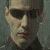 Six -aligned headshots of a person in dark sunglasses and black clothing against a gray background, with one empty white space on the right