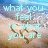Beach scene with two heart shapes drawn in sand, overlaid text reading "what you feel is what you are" and "Beautiful", blue water background.