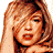 A 4-frame contact sheet of a pixelated animated icon featuring three distinct poses of a woman with long blonde hair against solid backgrounds, accompanied by text reading "Coolbuddy.com" on the right side.