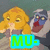 Animated sequence showing two cartoon characters with text overlays changing from MU- to FA- to SA-