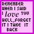A 4x4 contact sheet of animated frames showing pixelated text on a pink background with purple borders, displaying sequential changes in visible words and letter colors.