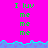 Green pixelated text "I luv me" repeated three times on a bright pink background with a blue wave-like border.