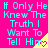 A static image with bright pink background and cyan text repeating 'If Only He Knew The Truth I Want To Tell Him' across three , each ending in a yellow triangular shape containing a small red heart