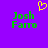 Purple background with green text reading 'Josh Faro' on both sides and a yellow pixelated heart above the text.