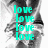 A pixelated image with a grayscale background showing repeated text in cyan font, displaying 'love' four times vertically on the left and 'just deal with loveeeeee' horizontally on the right.