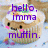 Animated cupcake character with pink cheeks and white frosting, displaying sequential text overlays.
