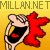 Pixelated cartoon character with red hair and black shirt, mouth open in a shout, holding a red object against a yellow background with text.