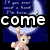 Pixelated image with four quadrants: top-left shows a cartoon character under a moon with 'come' text, top-right is a yellow face with 'into' text, bottom-left is a yellow sponge-like character with 'sarah' text, bottom-right is a colorful abstract pattern with 'world' text.
