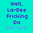 Pixelated text on cyan background with purple lettering and blue star symbols, showing animation change in star positions.