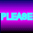 Pixelated animated contact sheet showing a woman in various poses with text fragments forming "DO NOT DROOL OVER ME" against a purple-to-blue gradient background.
