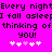 Pixelated text on bright pink background with two of heart symbols, each containing five hearts